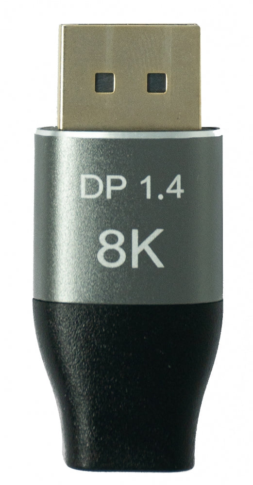 Mini Display Port Adapter 1.4 Stecker zu Display Port  Stecker in Schwarz
