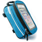 SYSTEM-S Bicycle Bag Holder in Blue for Smartphone