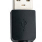 SYSTEM-S Mikrofon USB 2.0 Anschluss mit 360° Aufnahmebereich in Schwarz für PC