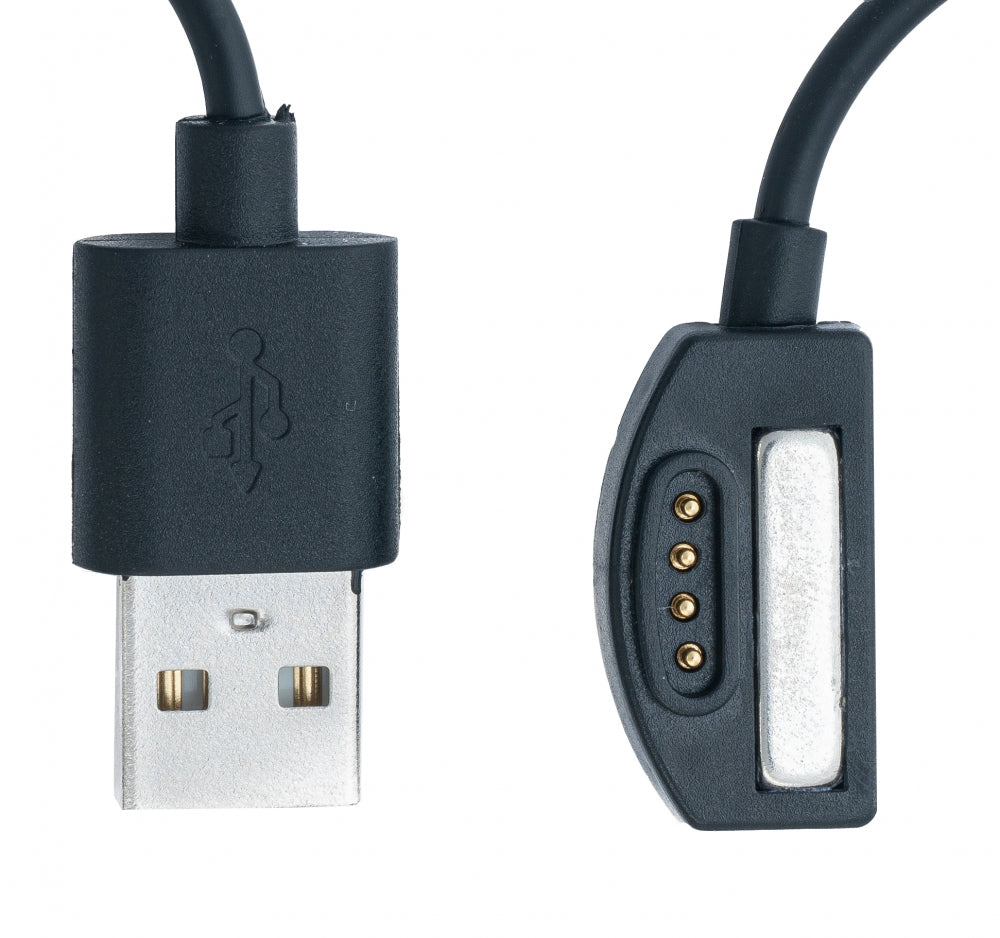 Cable USB 2.0 SYSTEM-S en cable de carga de estación de carga negro para reloj inteligente Suunto 7