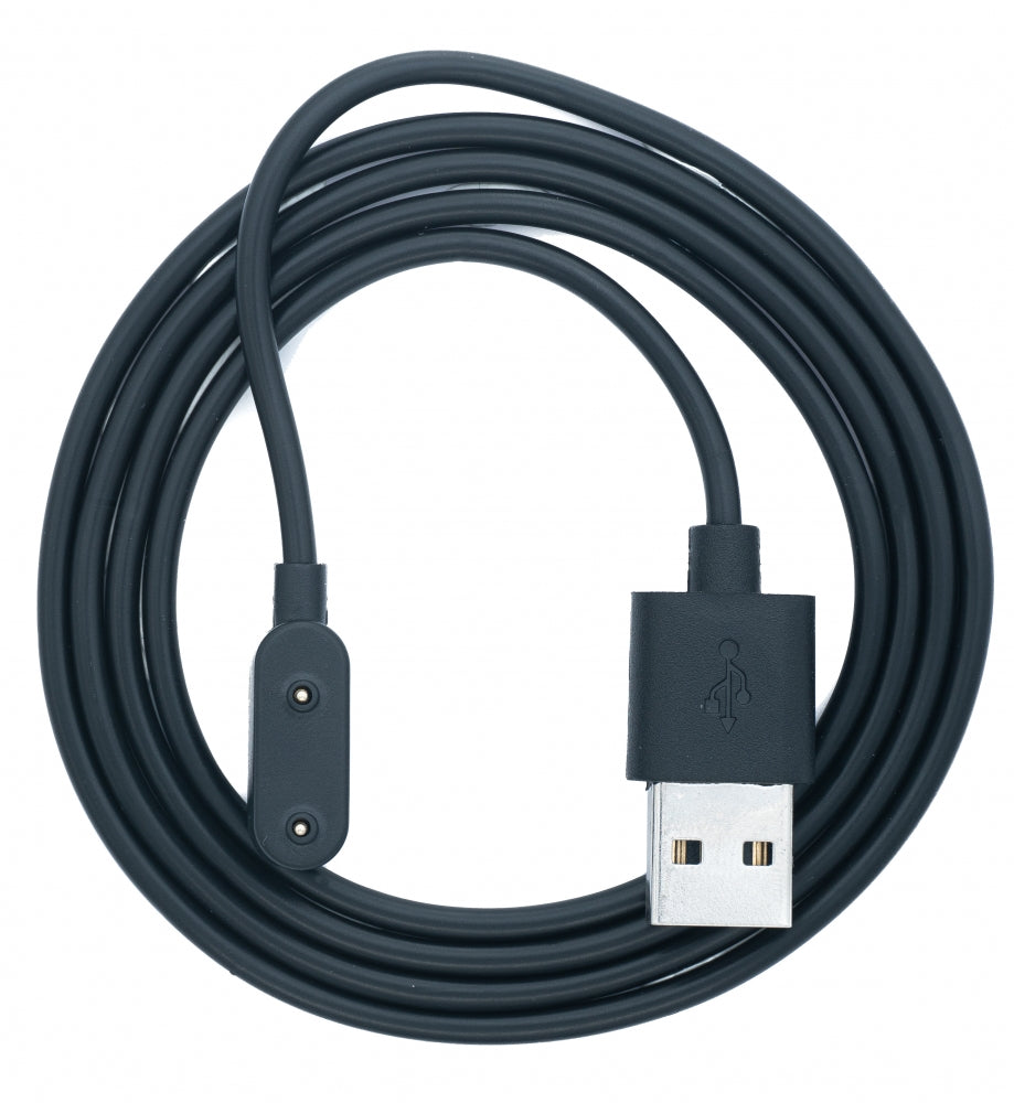 Cable USB 2.0 SYSTEM-S en color negro, estación de carga, cable de carga para Smartwatch Huawei Honor 6