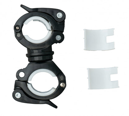 halterung fahrradpumpe SYSTEM-S Fahrrad Halterung Befestigung in Schwarz Weiß für Lampe Fahrr
