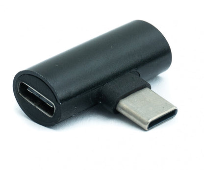 SYSTEM-S USB 3.1 Y Adapter Typ C Stecker zu 2x Typ C Buchse - Audio + Laden zeitgleich