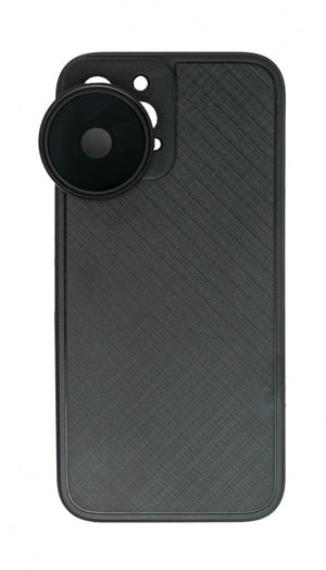 SYSTEM-S Filtre CPL 37 mm Lentille polarisante circulaire Noir avec étui pour iPhone 12 Pro Max