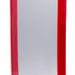 Funda protectora de silicona en funda transparente roja compatible con iPhone 12