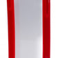 Funda protectora de silicona en funda transparente roja compatible con iPhone 12