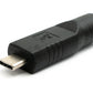 SYSTEM-S USB 3.1 Adapter Typ C Stecker zu DC 20 V 4,0 x 1,7 mm Stecker Kabel in Schwarz