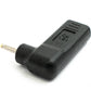 Adaptador USB 3.1 Tipo C Hembra a DC 20V 2.5 x 0.7 mm Macho Cable en Ángulo Negro