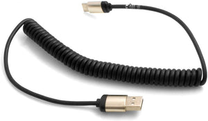 Da USB tipo C 3.1 (maschio) a USB A 2.0. Cavo (maschio) Cavo a spirale estensibile da 50-100 cm