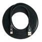 SYSTEM-S USB 3.1 Kabel 3 m Typ C Stecker zu 3.0 Typ A Stecker geflochten Schwarz