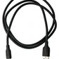 SYSTEM-S USB 3.1 Kabel 1 m Typ C Stecker zu 3.0 Typ A Stecker Adapter in Schwarz