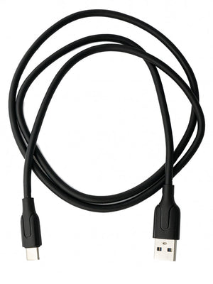 SYSTEM-S USB 3.1 Kabel 1 m Typ C Stecker zu 3.0 Typ A Stecker Adapter in Schwarz