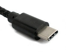 Lade das Bild in den Galerie-Viewer, USB 3.1 Kabel 1 m Typ C Stecker zu 3.0 Typ A Stecker Adapter geflochten Schwarz
