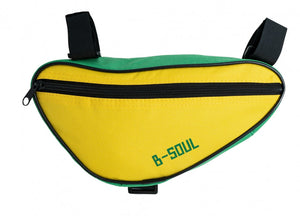 Sacoche de vélo SYSTEM-S Sac triangulaire anti-éclaboussures Sac de cadre Sac triangulaire vert