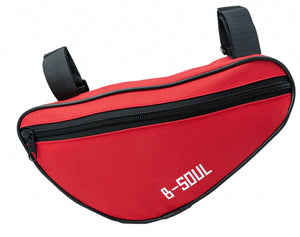 SYSTEM-S bicycle bag waterproof triangle bag frame bag triangle bag red