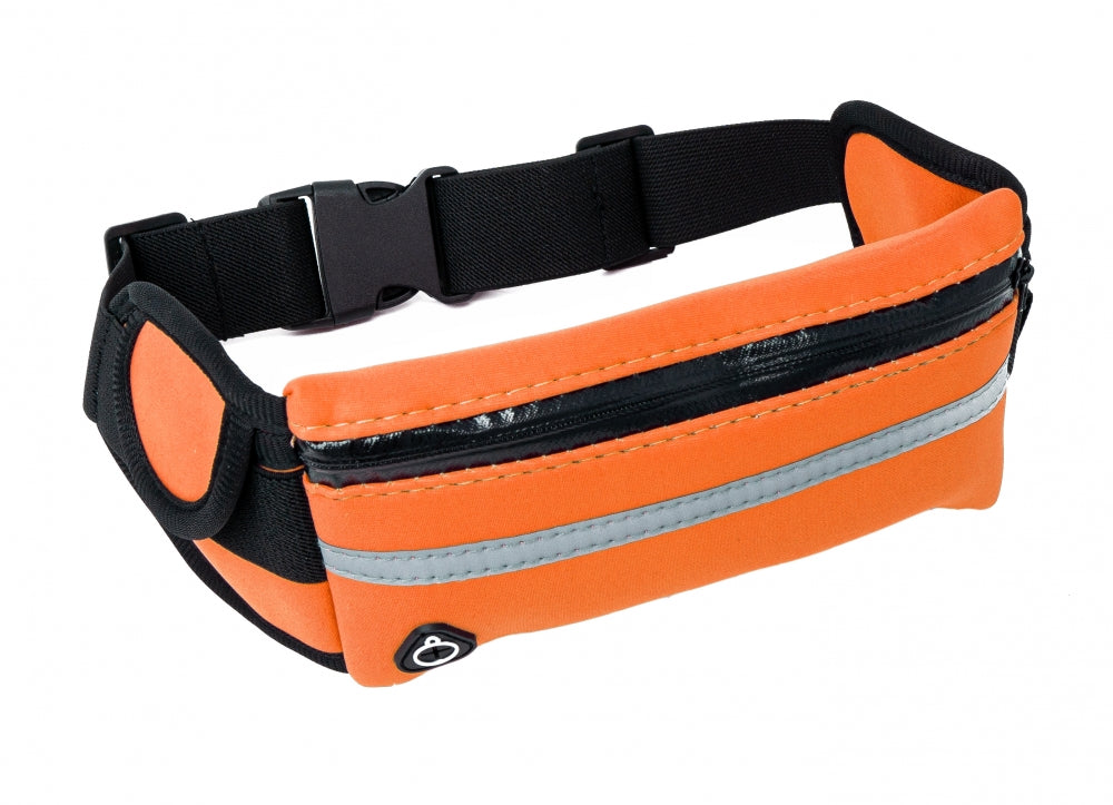 Sac banane SYSTEM-S bag Belt Bag avec porte-bouteille en orange