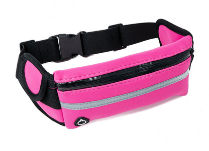 Sac banane SYSTEM-S bag Belt Bag avec porte-bouteille en rose