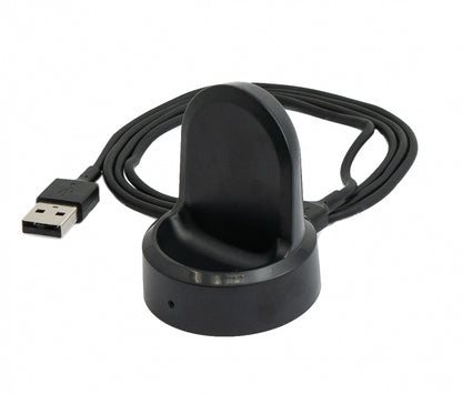 SYSTEM-S USB 2.0 Kabel 100 cm Ladestation für Zepp Z Smartwatch in Schwarz