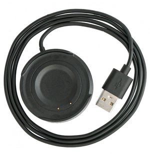 Câble USB 2.0 100 cm station de charge pour Vivo Watch Smartwatch 46 mm en noir