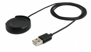 Câble USB 2.0 100 cm station de charge pour Vivo Watch Smartwatch 42 mm en noir