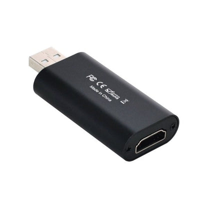 Presa per scheda di acquisizione adattatore HDMI su cavo video presa USB 2.0 tipo A in nero