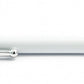 SYSTEM-S Touchpen Stylus aus Aluminium in Weiß für Tablet Smartphone Laptop