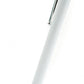 SYSTEM-S Touchpen Stylus aus Aluminium in Weiß für Tablet Smartphone Laptop