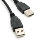 Cavo USB 2.0 a doppia porta da 150 cm tipo A adattatore femmina-maschio nero