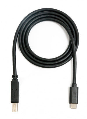 USB 3.1 cable 100 cm Type C male to 3.0 Type B male adapter in black