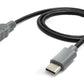 Cable USB 3.1 50 cm Adaptador OTG Tipo C macho a 2.0 Micro B macho en color negro