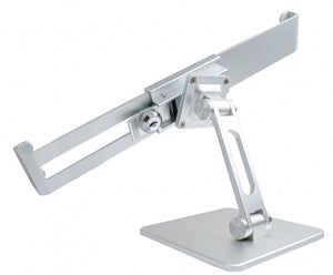 SYSTEM-S table stand holder lockable for 13" tablets in grey