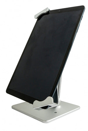 SYSTEM-S table stand holder lockable for 10" tablets in grey