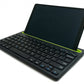 Teclado Bluetooth 3 2,4 GHz con batería USB en negro para smartphone tablet PC