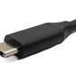 Cable USB 3.1 50 cm Adaptador angular tipo C macho a macho en color negro
