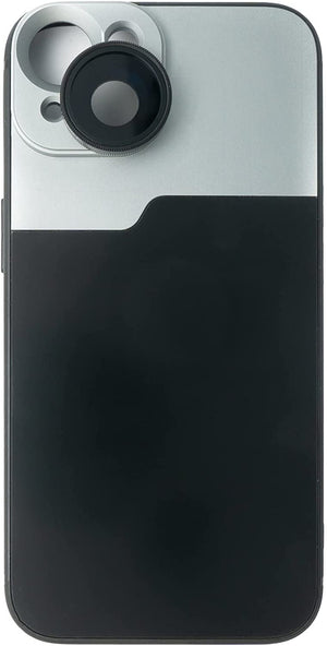 SYSTEM-S CPL Filter Circular Polarizer Lens with Case in Black for iPhone 14 Plus