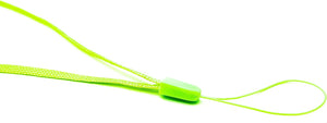 SYSTEM-S 5x Neck Strap Lanyard with Loop in Green for Smartphone MP3 Player