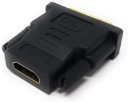 System-S 4K HDMI hembra a DVI 24+1 adaptador macho convertidor para computadora proyector HDTV