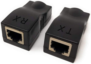 System-S HDMI standard to RJ45 CAT5E Cat6 adapter up to 30m for HDTV 1080p
