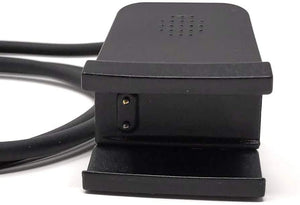 Cable de carga USB System-S para Fitbit Alta HR V2 65763028, negro, 53 cm