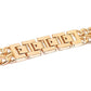 Bracelet SYSTEM-S 20 mm en métal pour montre connectée Samsung Galaxy Watch 4 en rose