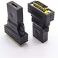 Connettore System-S HDMI femmina a DVI 24+1 maschio 4K con angolo di 180°