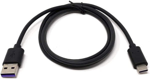 Câble de charge rapide System-S USB 3.1 Type C vers USB Type A 2.0 25W-5V-5A Câble 100cm