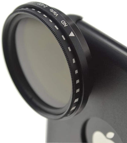 System-S Vario filtro gris filtro de densidad neutra filtro ND ND2-400 lente de 37 mm para iPhone XR