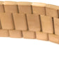 Bracelet SYSTEM-S 20 mm en métal pour montre connectée Samsung Galaxy Watch 4 en rose
