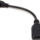 System-S Micro HDMI Stecker Aufwärts Winkel auf HDMI Buchse Kabel gewinkelt 15cm