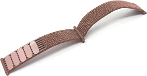 Cinturino in nylon da 23 mm per smartwatch Fitbit Versa 2 e 3 in viola