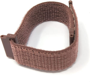 Cinturino in nylon da 23 mm per smartwatch Fitbit Versa 2 e 3 in viola