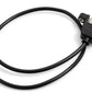 System-S Mini USB 5Pin Kabel auf USB Typ A 2.0 Buchse Panel Mount 50cm