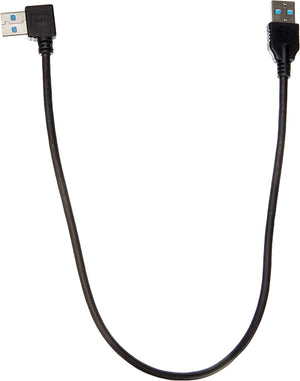 Cavo USB 3.0 da 100 cm tipo A adattatore maschio-maschio in nero
