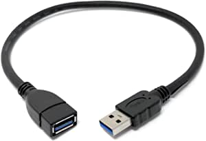 System-S USB 3.0 Type A (male) to USB 3.0 Type A (female) cable data cable extension cable 30 cm